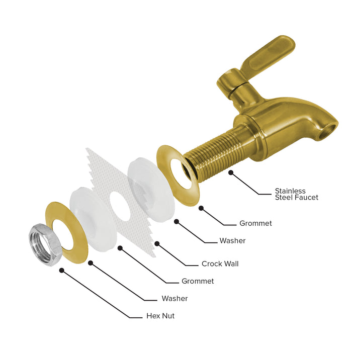 Brio 1" x 3/4" Male Replacement Valve