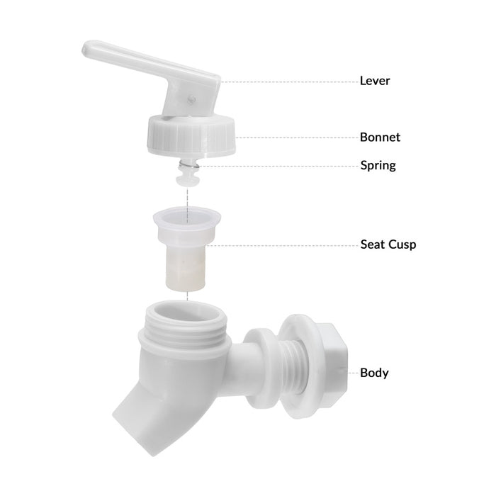 Standard Replacement Valve for Crocks and Water Bottle Dispensers