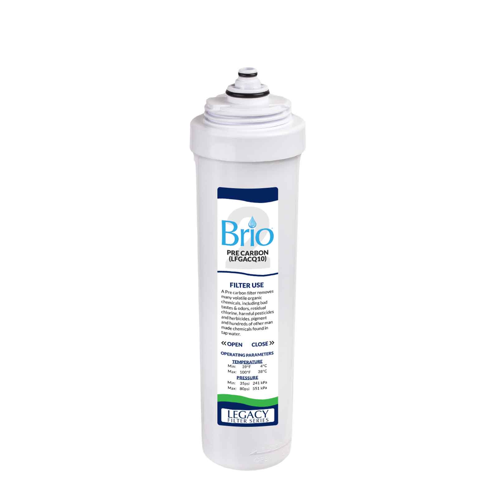 legacy herbicide Brio Legacy Quick Change 10" Gac Filter for RO System