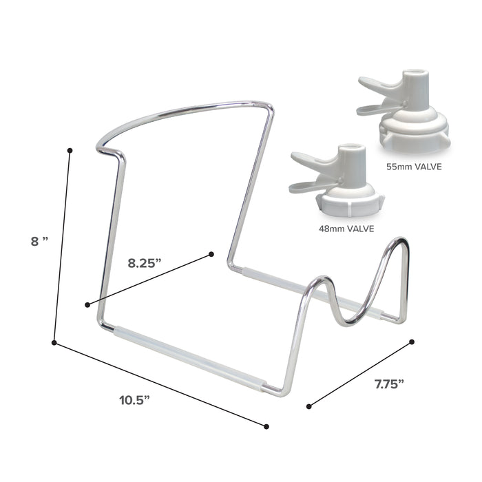 Brio Metal-Plated Water Bottle Stand