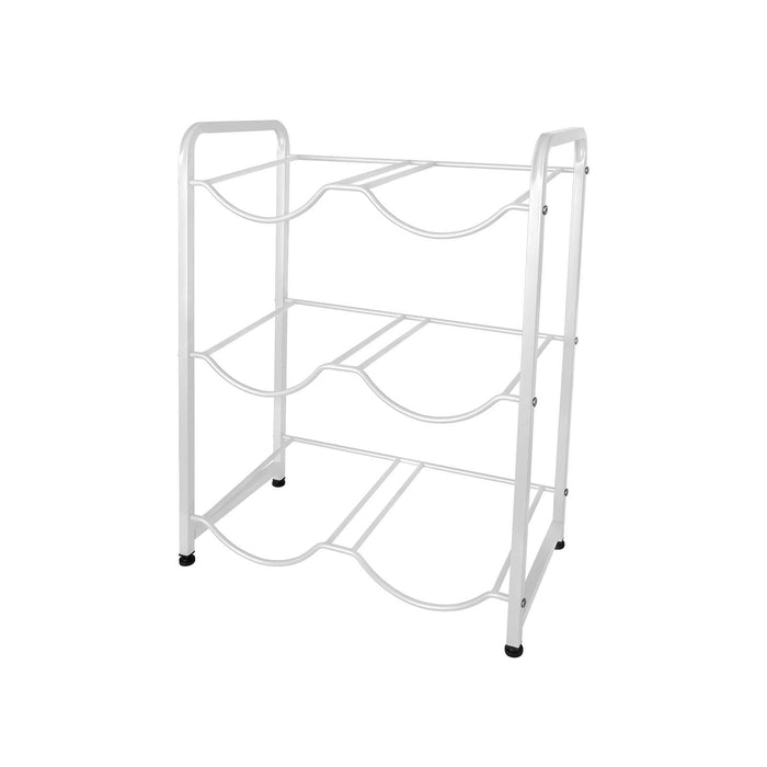 Brio Double Column 6-Bottle Storage Rack – White