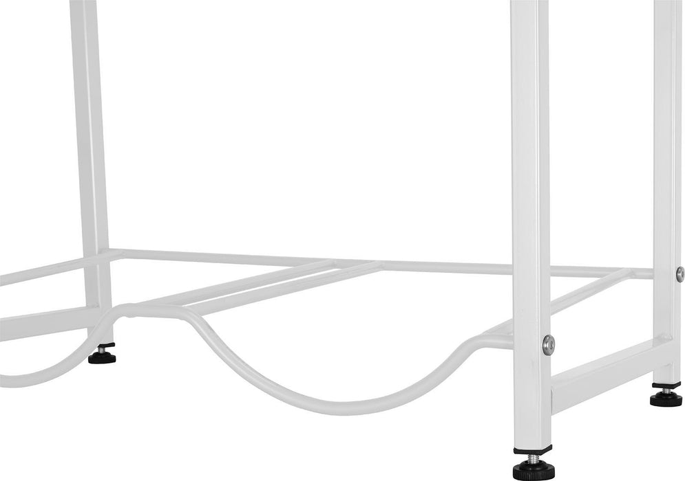 Brio Double Column Gallon Stand w/ 3 Shelves, Gray