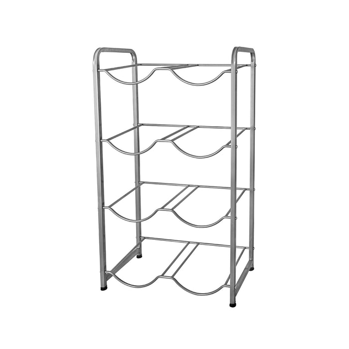 Brio Double Column 8-Bottle Storage Rack – Gray