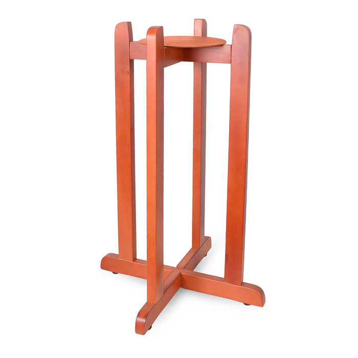 27-Inch Natural Wood Stand for Crocks & Water Bottles