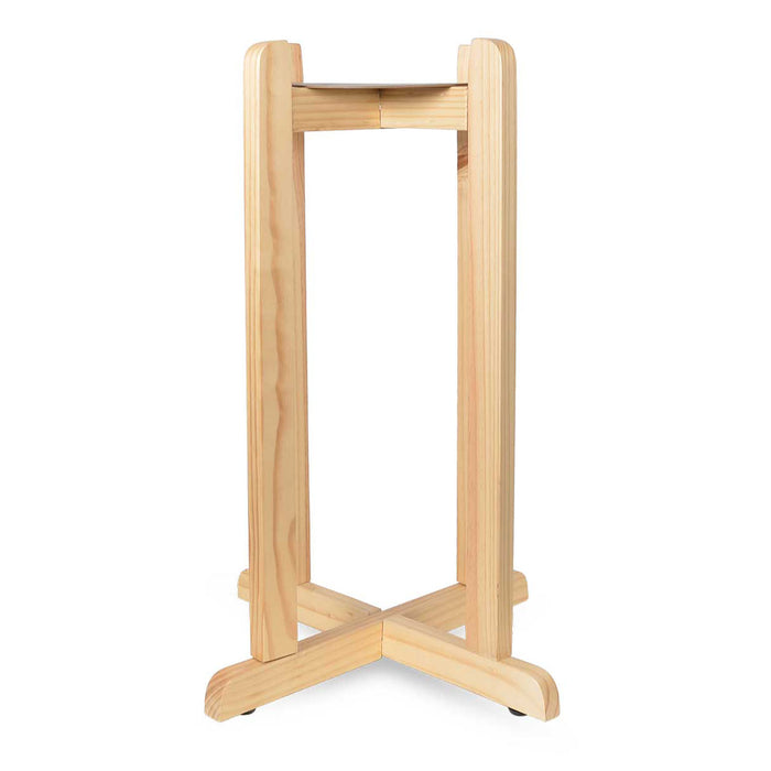 27-Inch Natural Wood Stand for Crocks & Water Bottles