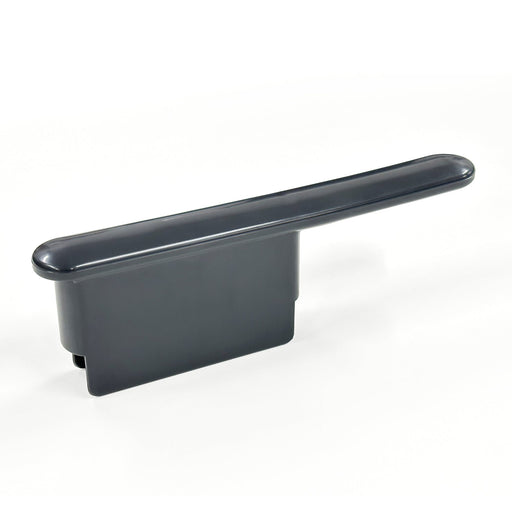 A black plastic Filter Housing Wrench for Tankless RO Systems, with a rectangular base and a long, slightly curved top, model TROE600COL, shown on a white background.