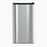 The Lower Door for Brio 420 & 520 Series Icemaker Water Coolers features a modern, stainless steel design with a curved front and black top, shown standing upright against a white background.
