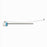 A Probe Bottom Load Coolers dipstick with a cylindrical white and blue handle, long metal rod, and flexible wire ending in a circular tip is shown on a white background.
