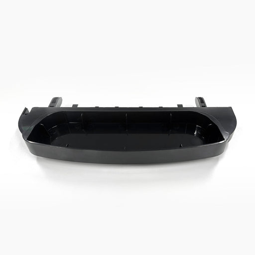 A black plastic rectangular Drip Tray 520 for Countertop Series Coolers, with raised edges and two rear tabs, compatible with CLCTPOU520UVF2 and CLCTTL520 models, shown on a white surface.
