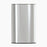 A Door 420 Bottom Load Series Cooler with a sleek, curved design and smooth, brushed metal finish is photographed against a plain white background.
