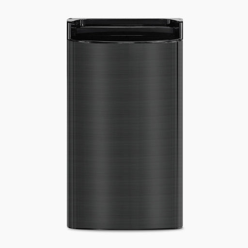The Door 520 Series Coolers Black features a sleek, modern design in black stainless steel with a rectangular shape and slightly curved front, as seen against a plain white background. Model: CLBL520SCBLK.