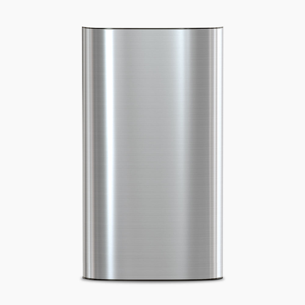 A Door 720 Series Cooler with a sleek, tall, cylindrical stainless steel body and brushed metal finish stands upright against a plain white background.