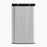 The Door 730 Coolers, model CLBL730SC, is a rectangular stainless steel trash can with a black lid. Its smooth, reflective surface and upright stance give it a modern and sleek look on a light background.