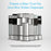 Seven Brio Water Cooler Base units for the Brio 430 Series, including Bottled & Bottleless models, are lined up. Blue text above says, "There's a Riser That Fits Your Brio Water Cooler Base." Compatibility info appears below.