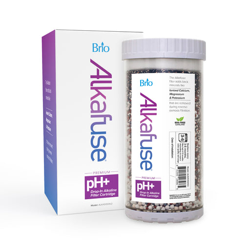 Brio Alkafuse Drop-In Alkaline Filter, 70,000 L, 4.5” x 10”