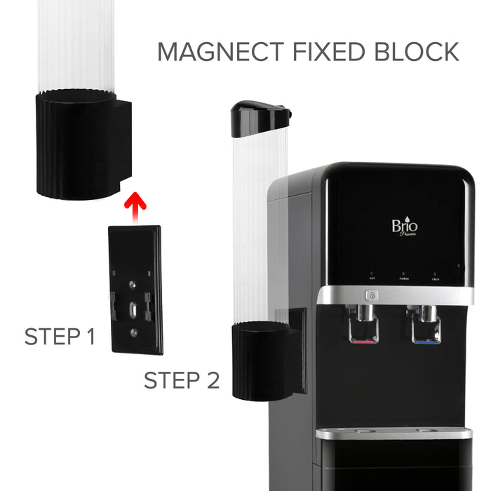 Brio Cup Dispenser – Black