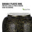 The GEO Porcelain Ceramic Crock Water Dispenser in black with yellow speckles brings elegance to your space and is perfect for use with a 5-gallon water bottle.