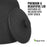 The GEO Porcelain Ceramic Crock Water Dispenser – Black Speckled is shown with a matching lid. Text reads: "Premium & Beautiful Lid." Every crock includes a matching lid. A BPA-free label with a green leaf appears at the bottom right.