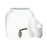 The GEO Porcelain Ceramic Crock Water Dispenser – White features a lid, front metal spigot, and suits BPA-free 3 or 5 gallon bottles—ideal for stylish and convenient water dispensing.