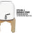 The GEO Porcelain Ceramic Crock Water Dispenser in white features a metal spigot and sits on a stylish, durable wooden stand. Made from premium, BPA-free materials for safe, everyday use.