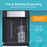 Brio 420 Ice Dispenser & Bottom Load Water Cooler