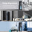 Brio Moderna Self-Cleaning Black Stainless Bottom Load Water Cooler