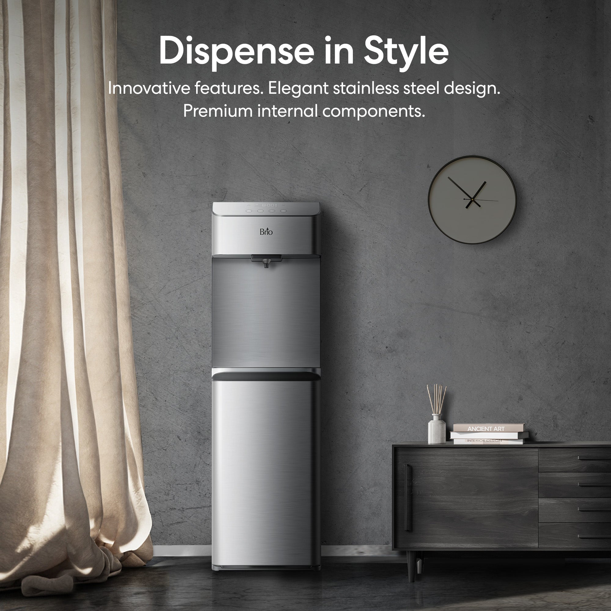 Moderna 730 Series Self-Cleaning Bottom Load Water Cooler | Brio