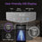 Water dispenser with user-friendly LED display and various features highlighted