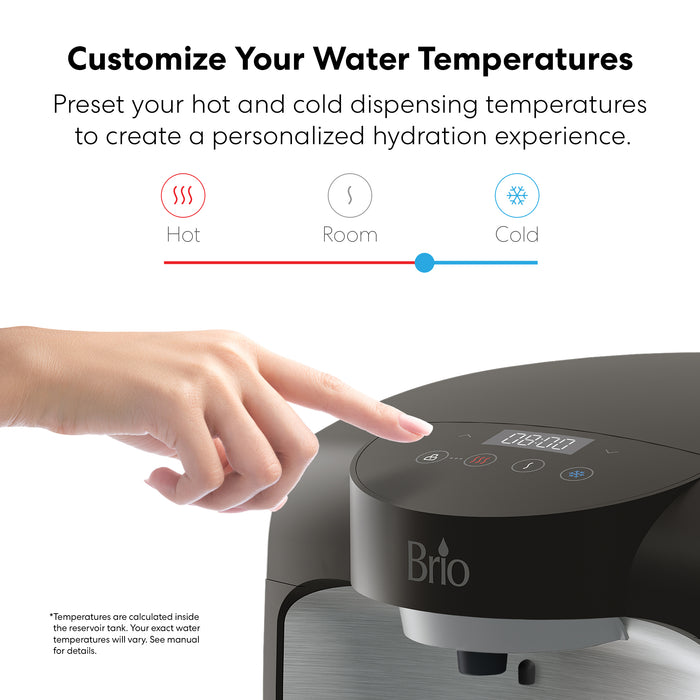 Brio 800 Series 2-Stage Bottleless Countertop Water Cooler