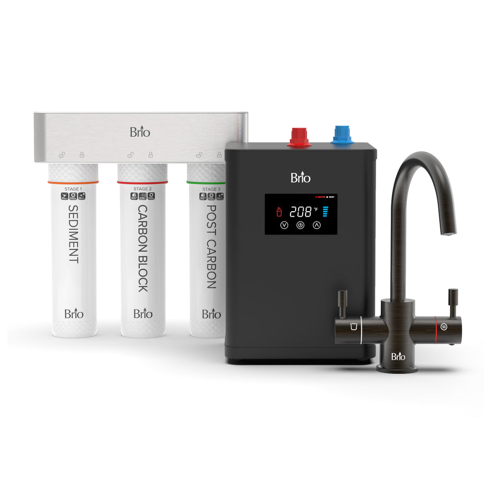 Brio 3-Stage Digital Instant Hot Water Undersink Dispenser System – Oil-Rubbed Bronze