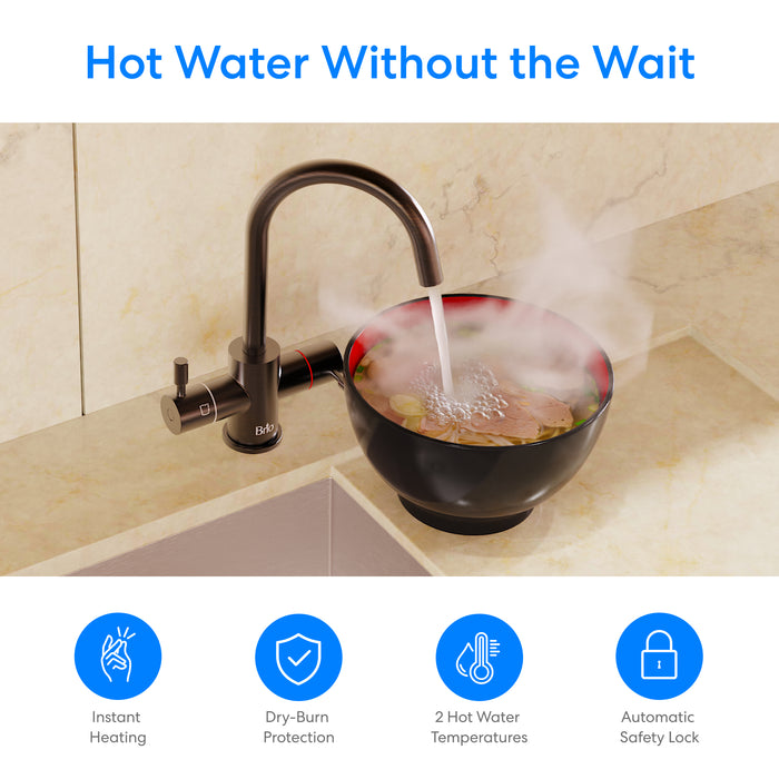 Brio 3-Stage Digital Instant Hot Water Undersink Dispenser System – Oil-Rubbed Bronze