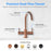 Brio 3-Stage Digital Instant Hot Water Undersink Dispenser System – Rose Gold