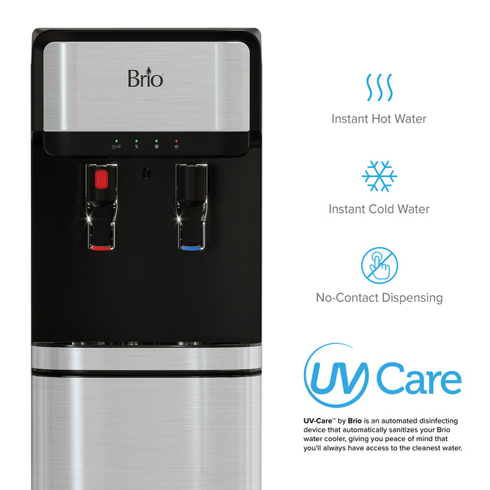 Brio 300 Series 4-Stage UF Stainless Steel Bottleless Water Cooler