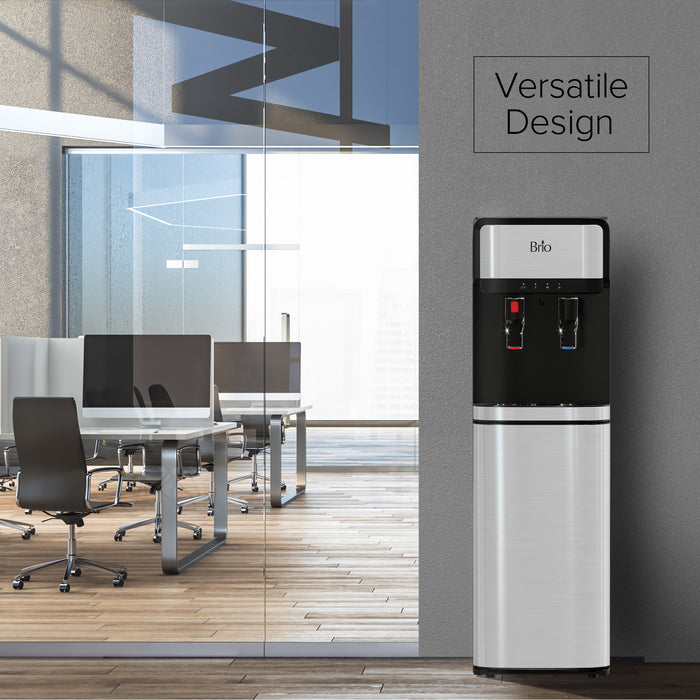 Brio 300 Series 4-Stage UF Stainless Steel Bottleless Water Cooler