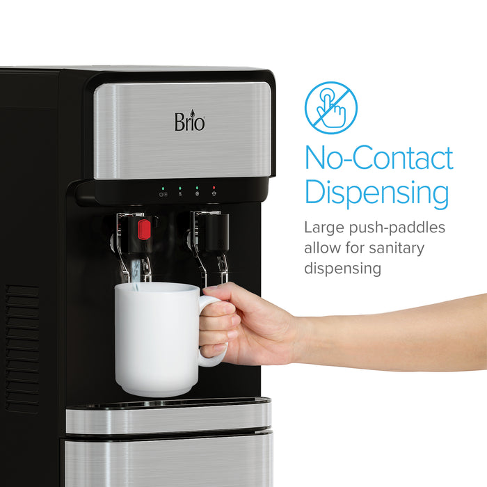 Brio 300 Series 4-Stage UF Stainless Steel Bottleless Water Cooler