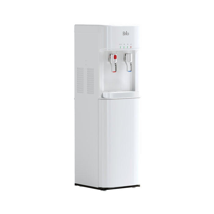 Brio 300 Series 4-Stage UF White Bottleless Water Cooler