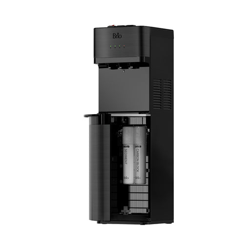 Brio 500 Series 2-Stage Black Stainless Bottleless Water Cooler