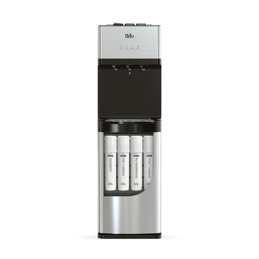 Brio 500 Series 4-Stage Reverse Osmosis Stainless Bottleless Water Cooler