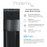Brio Moderna Touchless 3-Stage Black Stainless Countertop Water Cooler