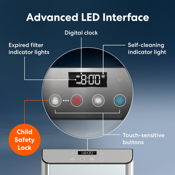 Brio Moderna Reverse Osmosis Bottle-less Water Cooler