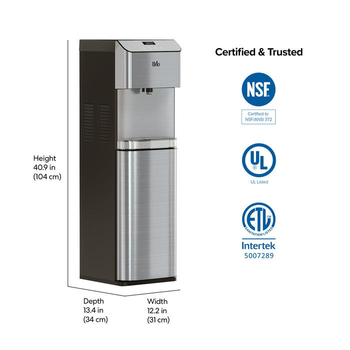 Brio Moderna Reverse Osmosis Bottle-less Water Cooler