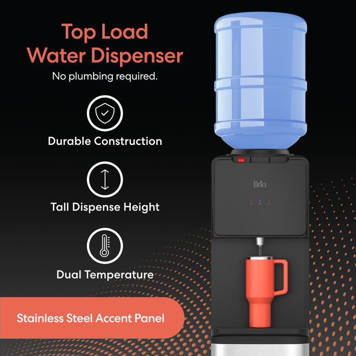 Brio 130 Series SS Top Load Water Cooler