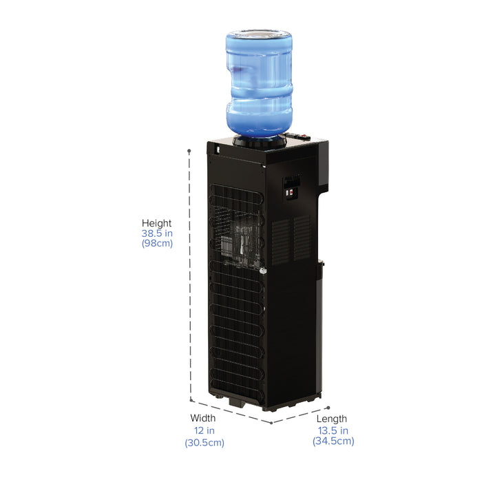 Brio 500 Series Black Stainless Top Load Water Cooler
