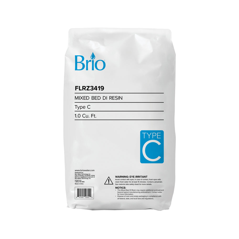 Brio Mixed Bed DI Deionizing Resin - Type C