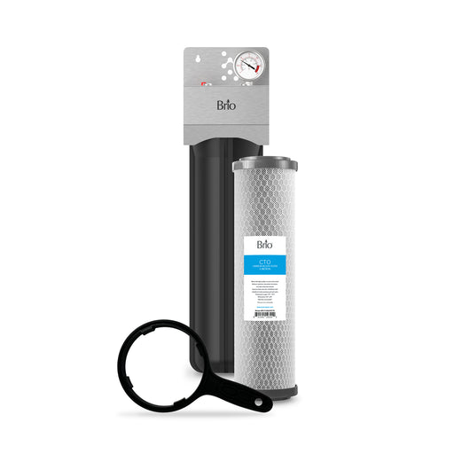 Brio Single Stage Whole House Filtration System - 20" CTO