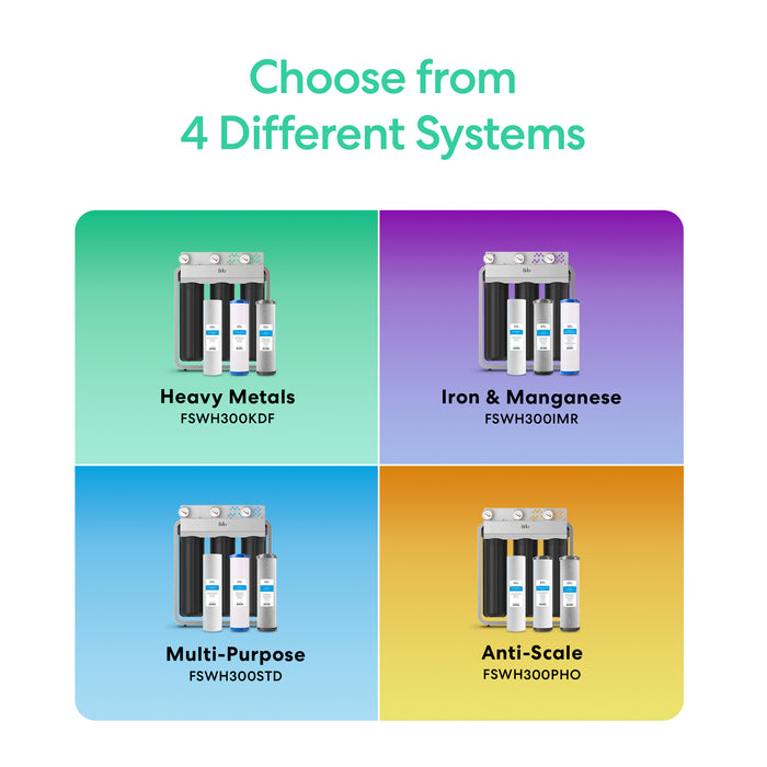 Brio 3-Stage Whole House Filtration System - 20" Heavy Metals