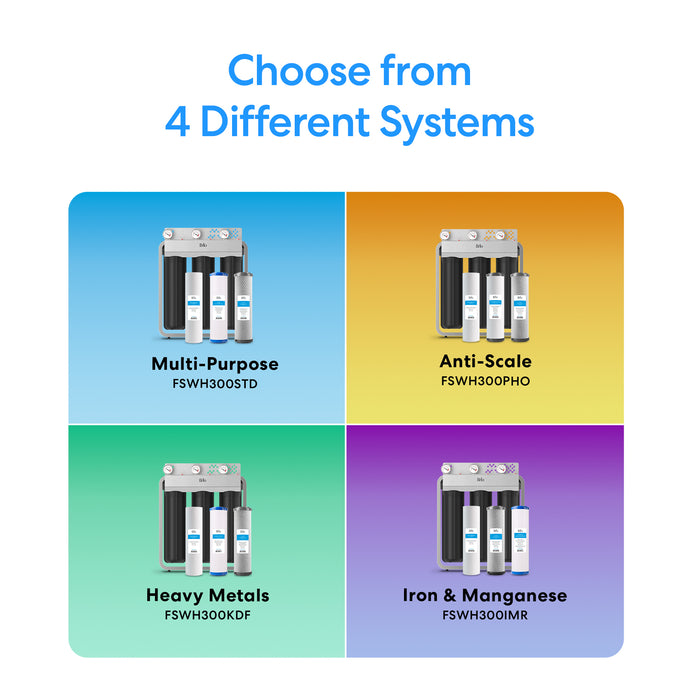 Brio 3-Stage Whole House Filtration System - 20" Multi-Purpose