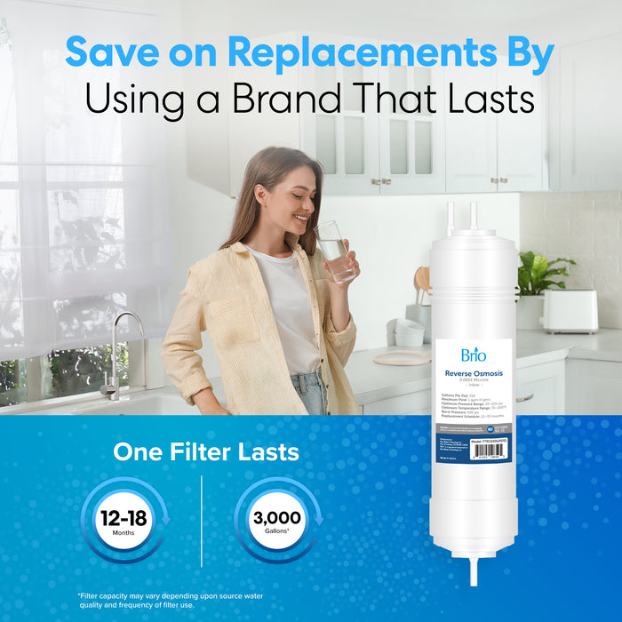 Brio 11" RO Inline Filter 150GPD