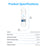 Brio 11" RO Inline Filter 80GPD