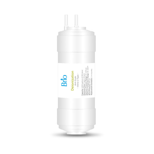 Brio 6" Deionizing Inline 1/4" U-Type Filter